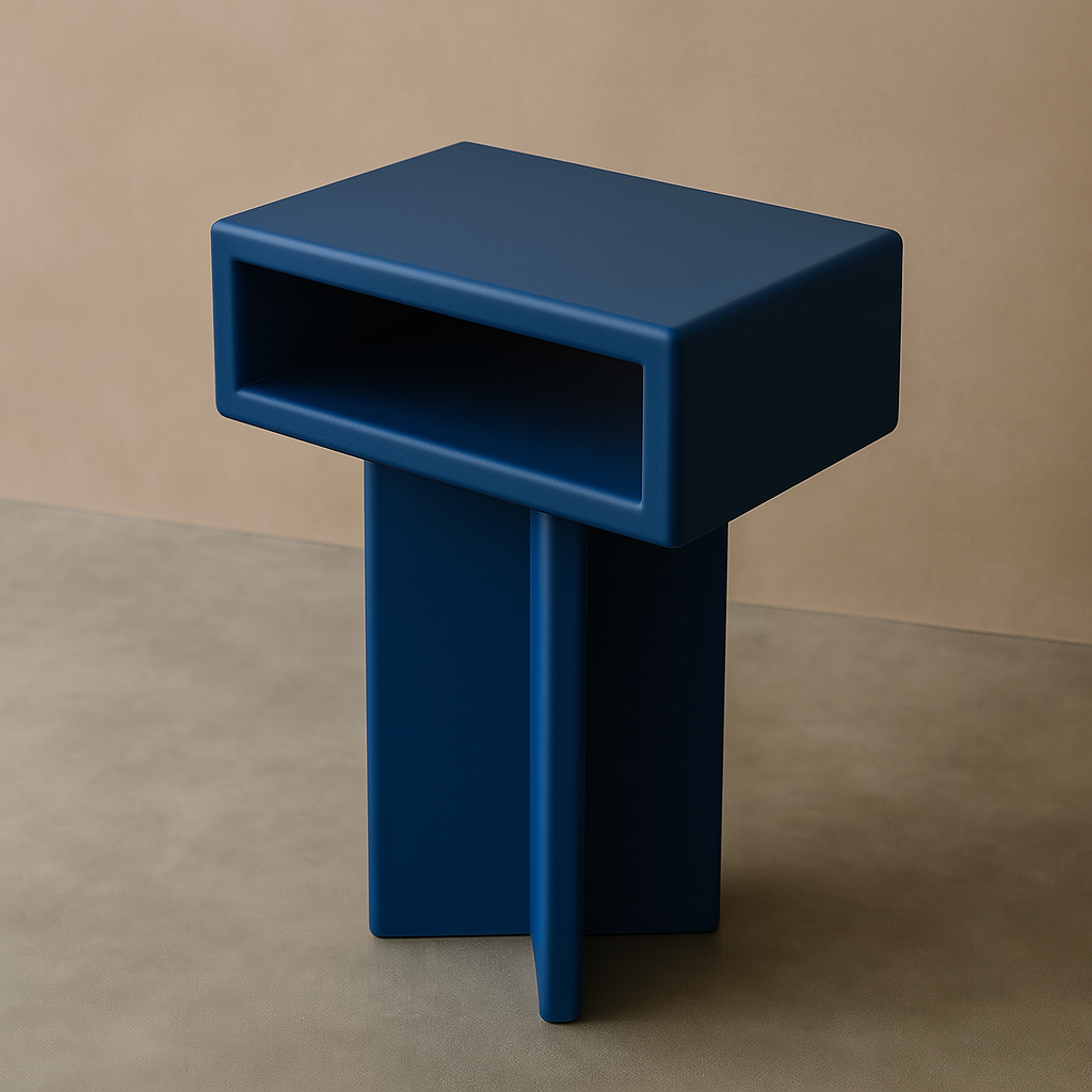 ZEUS - BLUE | Solid Ashwood Nightstand