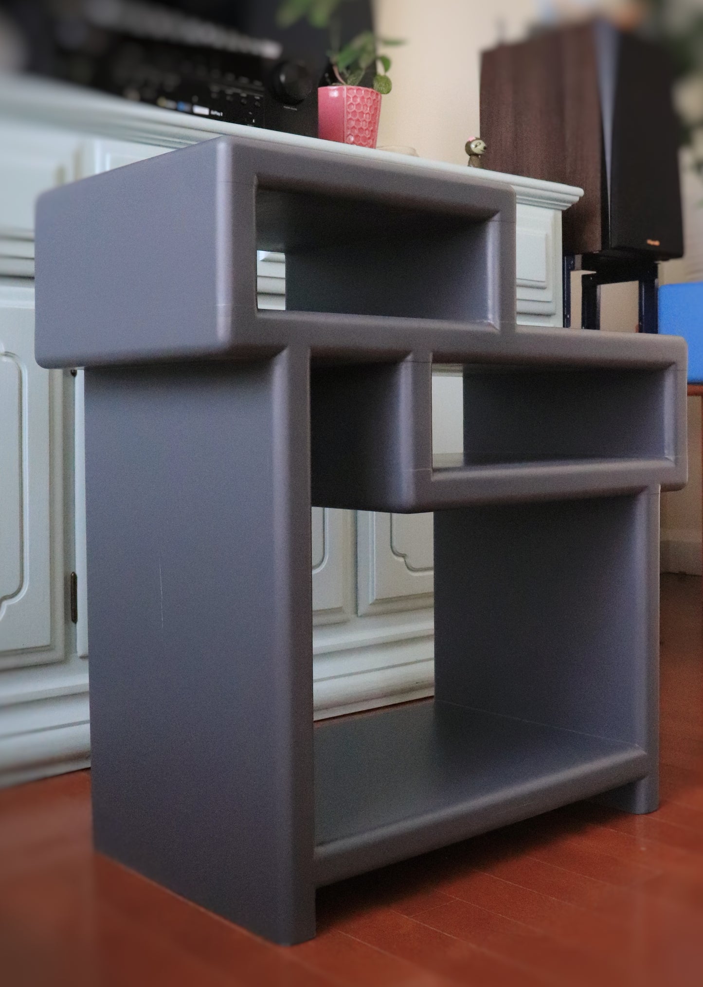 TROY-GREY | Solid wood Table | Nightstand | Living room table
