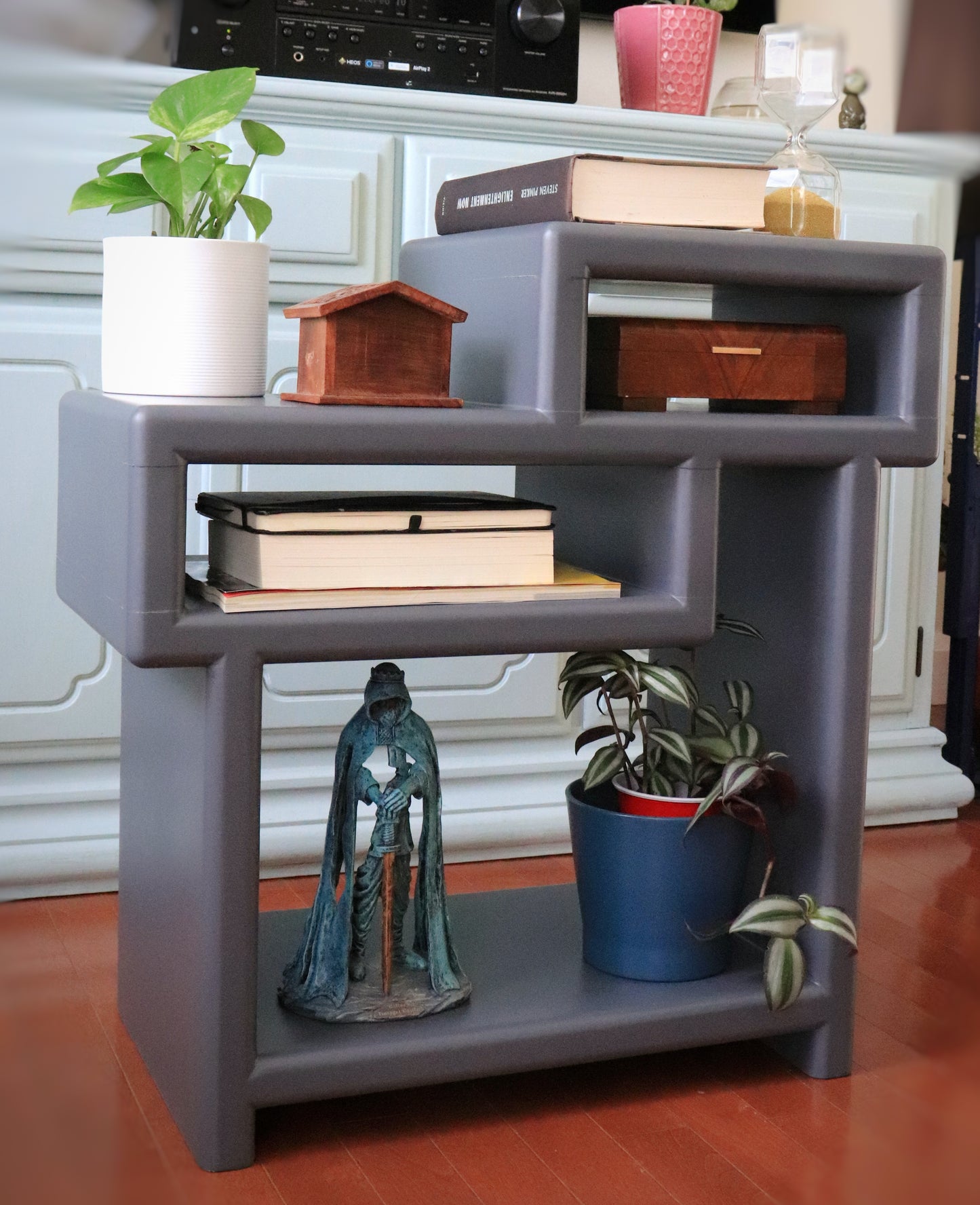 TROY-GREY | Solid wood Table | Nightstand | Living room table