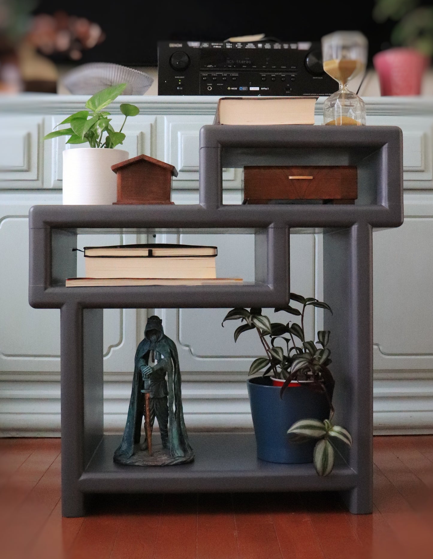 TROY-GREY | Solid wood Table | Nightstand | Living room table