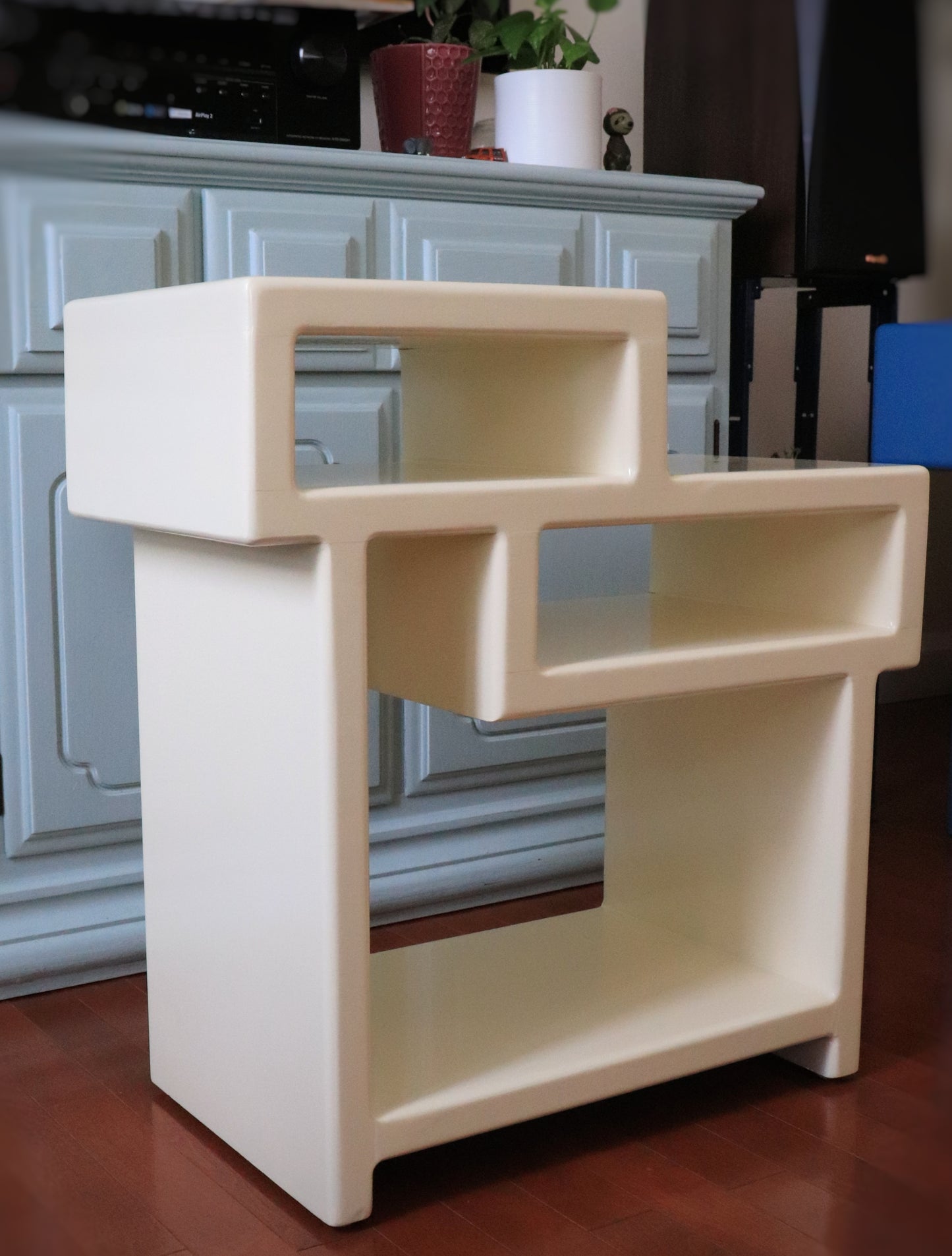TROY - OFF WHITE | Solid wood Table | Nightstand | Living room table