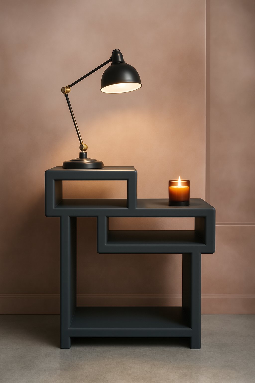 TROY-GREY | Frêne massif | Table d'appoint, table de chevet, table d'appoint.
