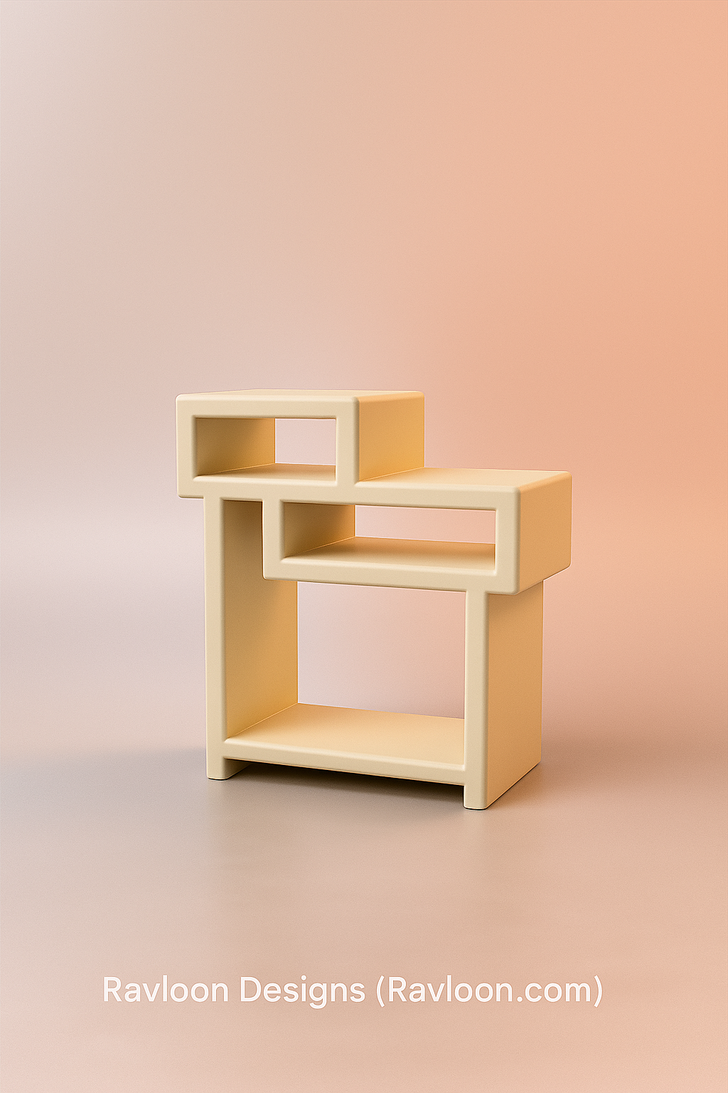 TROY - BLANC CASSÉ | Frêne massif | Table d'appoint, table de chevet, table d'appoint