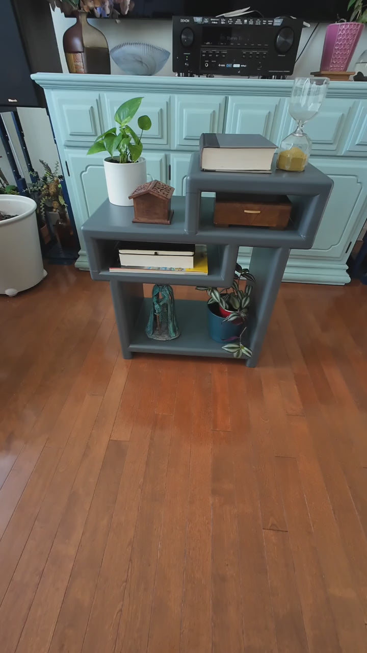 TROY-GREY | Frêne massif | Table d'appoint, table de chevet, table d'appoint.