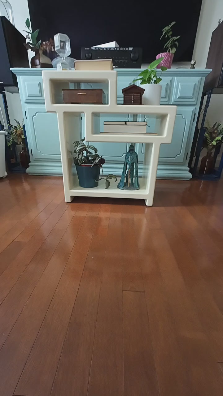 TROY - BLANC CASSÉ | Frêne massif | Table d'appoint, table de chevet, table d'appoint